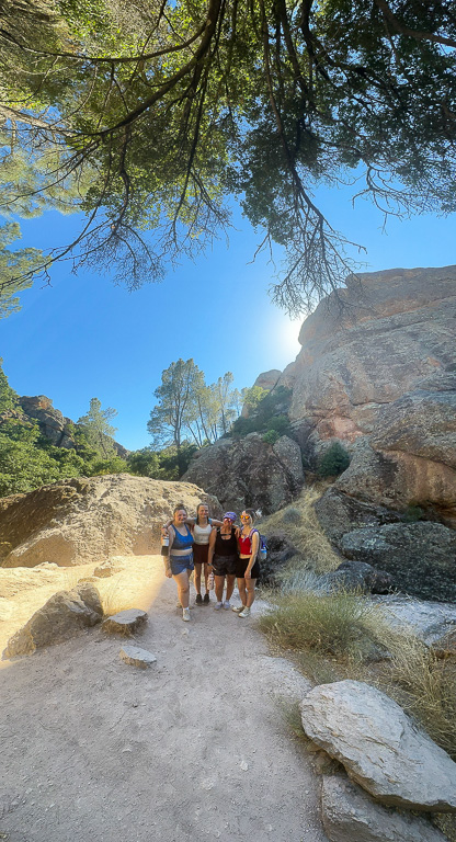 Bear Gulch pano - Moses Spring Trail to Bear Gulch Caves to Rim Trail