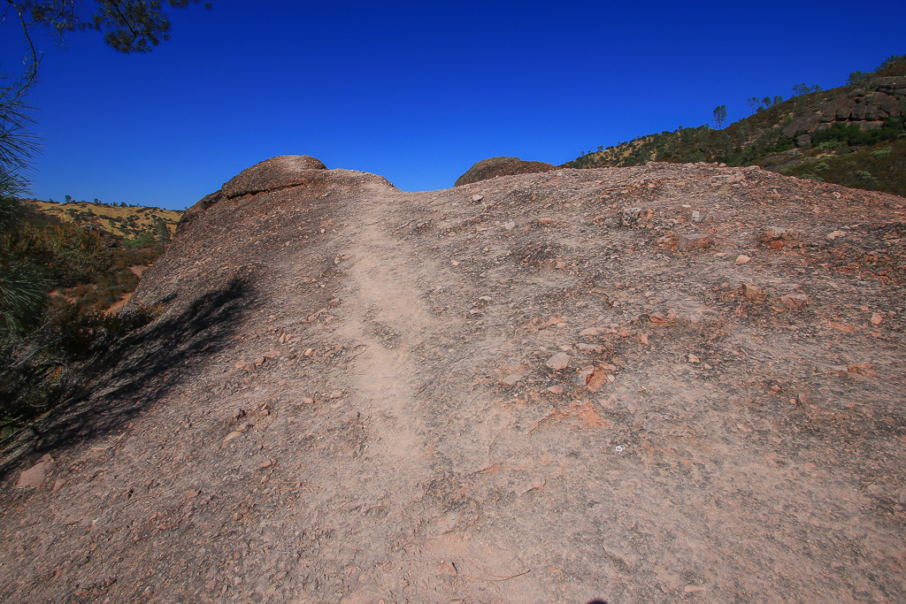 Rock outcrop next to Teaching Rock - Moses Spring Trail to Bear Gulch Caves to Rim Trail