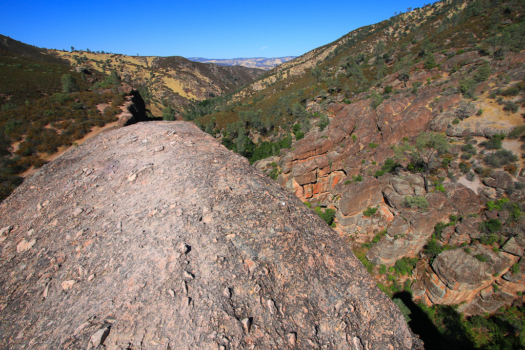 Rock outcrop next to Teaching Rock - Moses Spring Trail to Bear Gulch Caves to Rim Trail