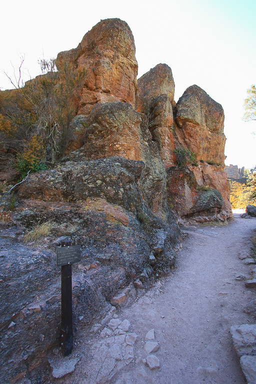 Rim/High Peaks intersection - Moses Spring Trail to Bear Gulch Caves to Rim Trail