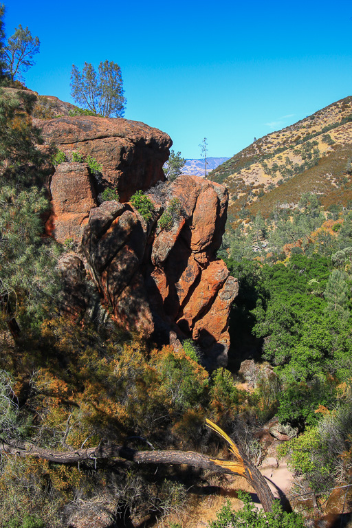 Rock monoliths - Moses Spring Trail to Bear Gulch Caves to Rim Trail
