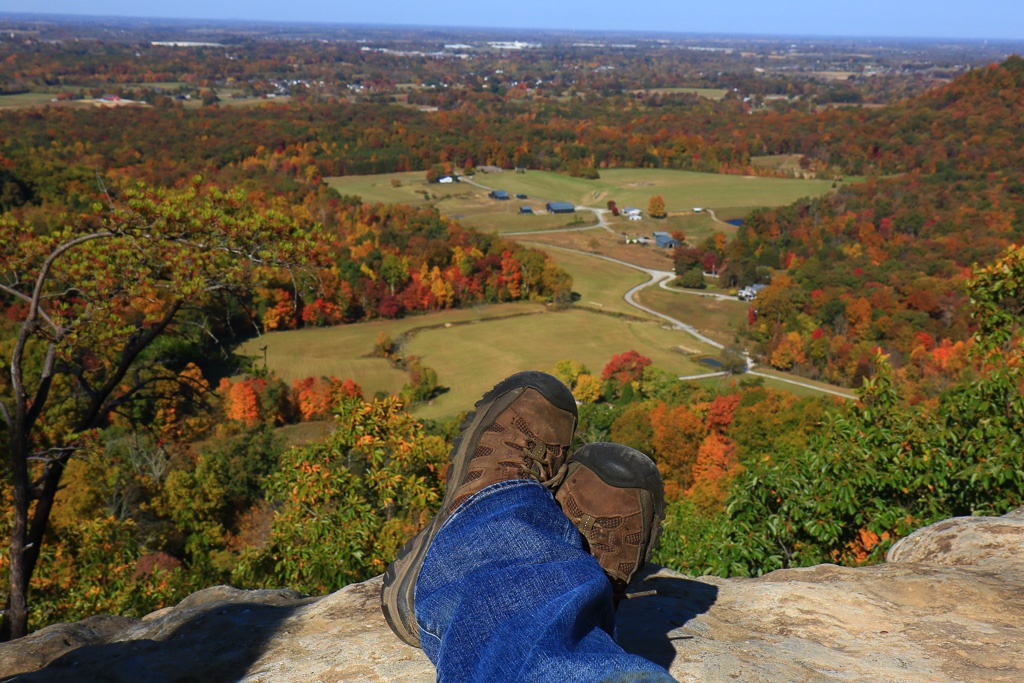 View from Indian Fort Lookout - Berea Pinnacles