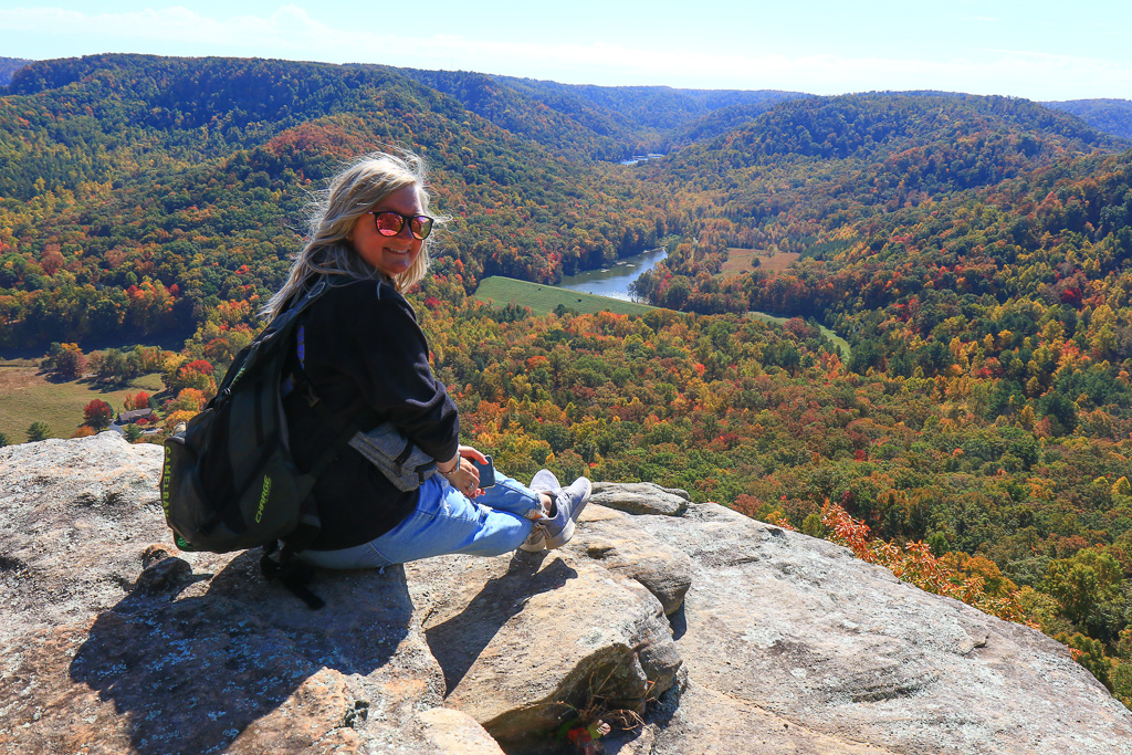 Sook at East Pinnacle - Berea Pinnacles