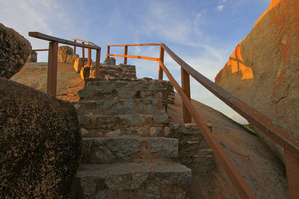Steps to the top - Casibari Rock Formations