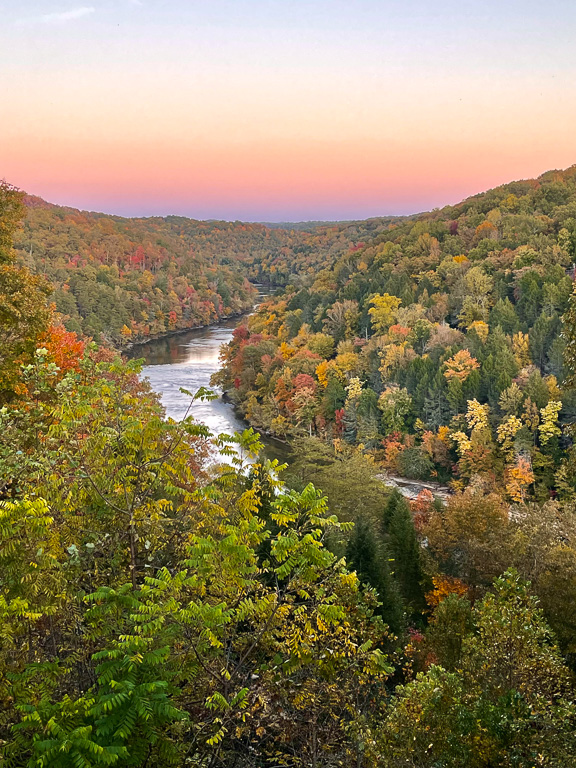 Cumberland River Sunset - Lovers Leap