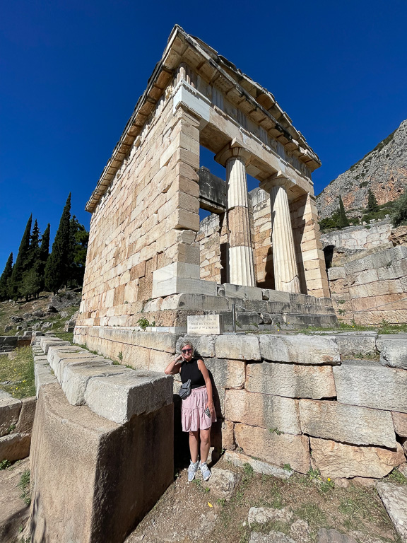 Sook and the Treasury of the Athenians - Delphi