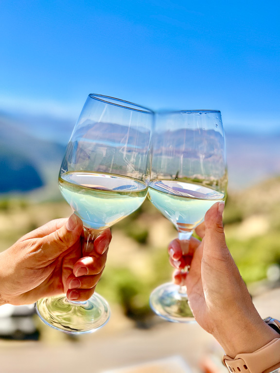 Post hike dinner with a view at To Patrika Mas Taverna - Delphi