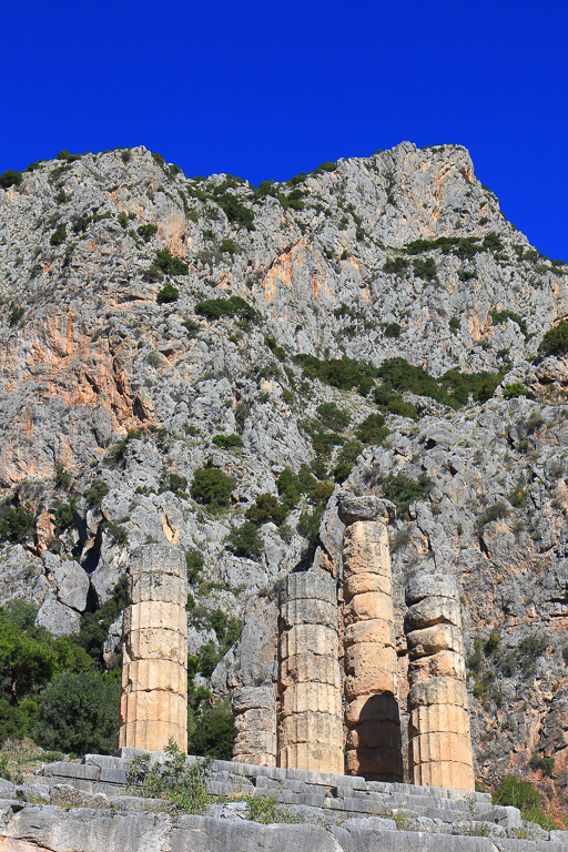 Temple of Apollo and Mount Parnassus  - Delphi