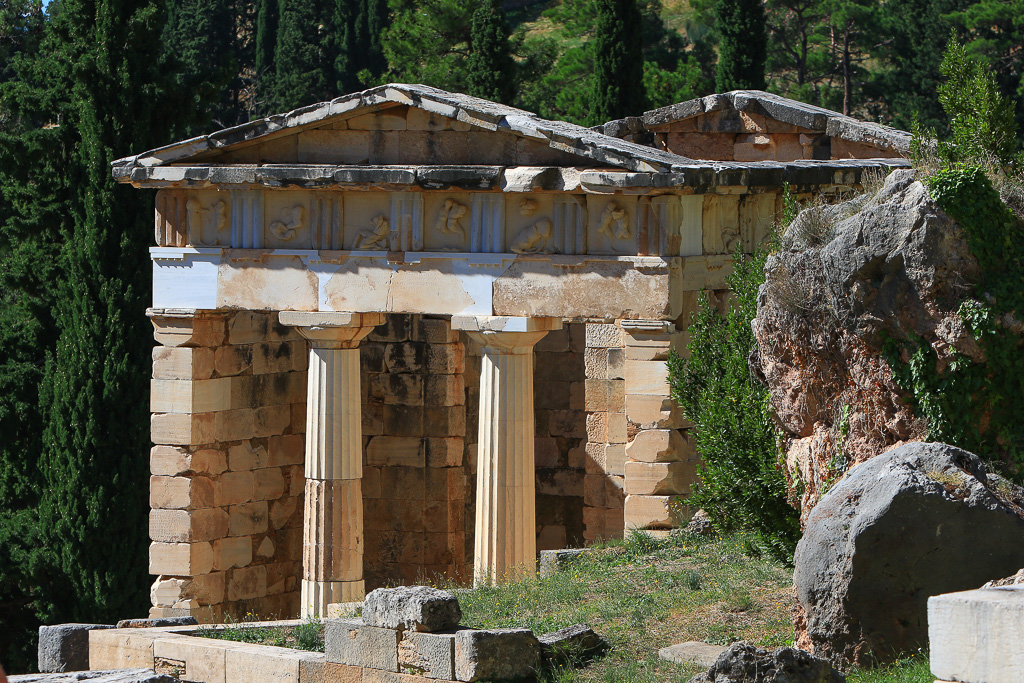 Treasury of the Athenians - Delphi