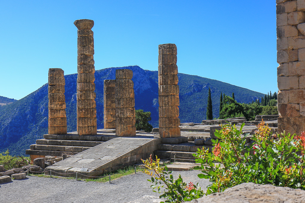 Temple of Apollo entry ramp - Delphi