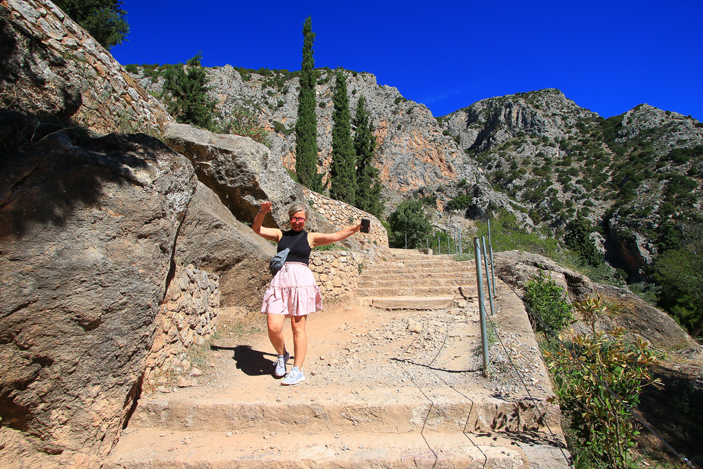 Sookie on the Sacred Way - Delphi