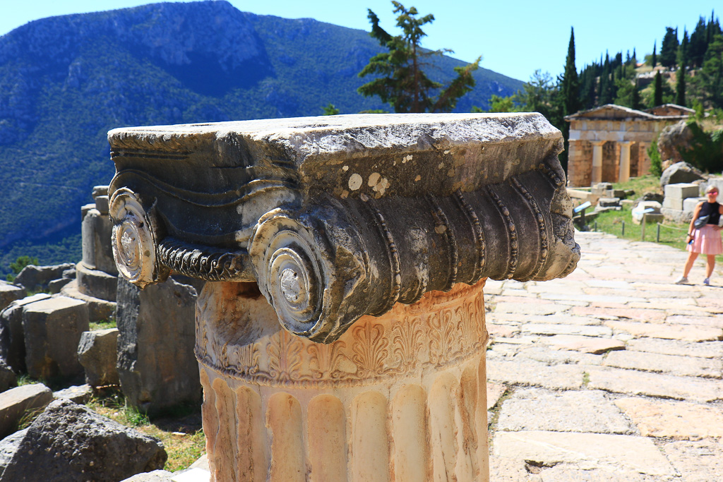 Ionic Column and Sookie in background - Delphi