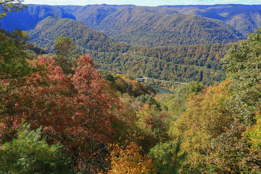 Autumn colored hills - Grandview Rim Trail