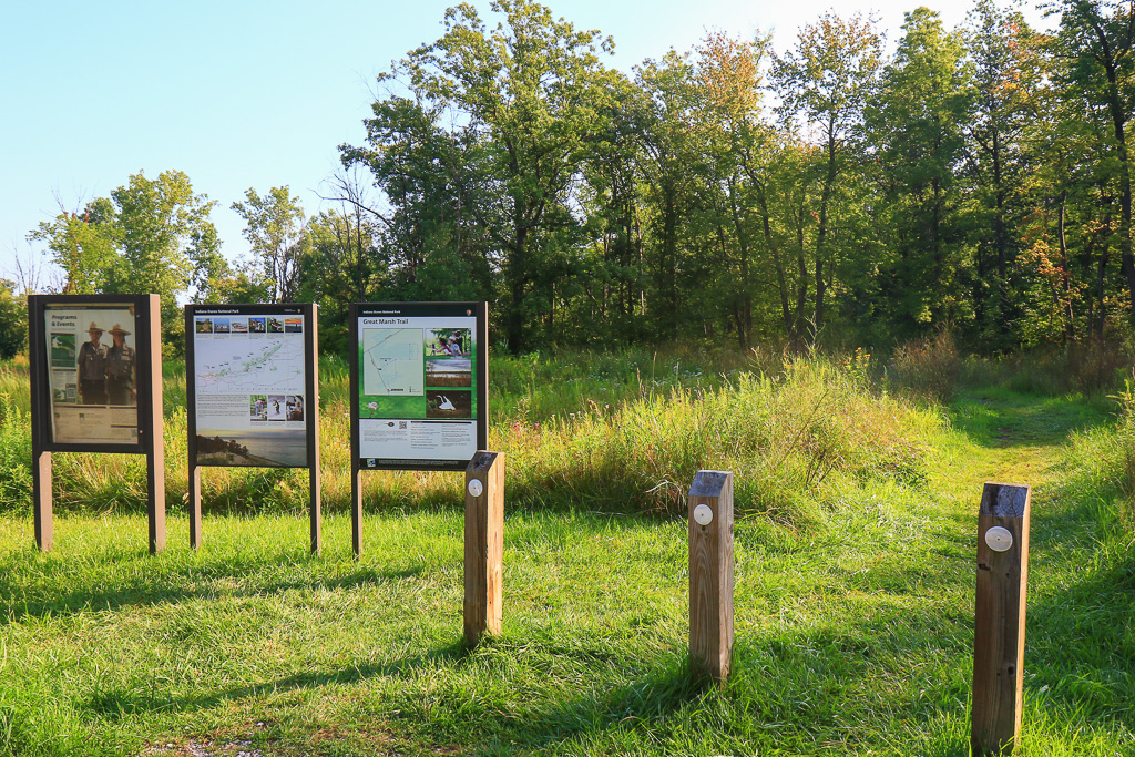 Trailhead Kiosk - Great Marsh Trail