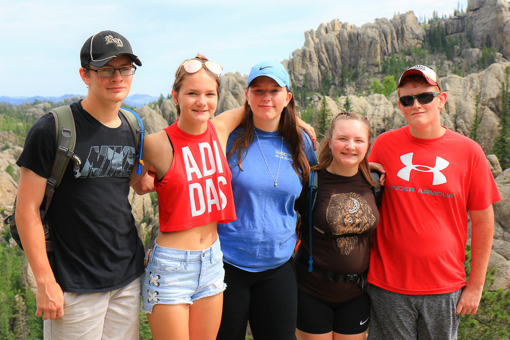 The kids - Harney Peak