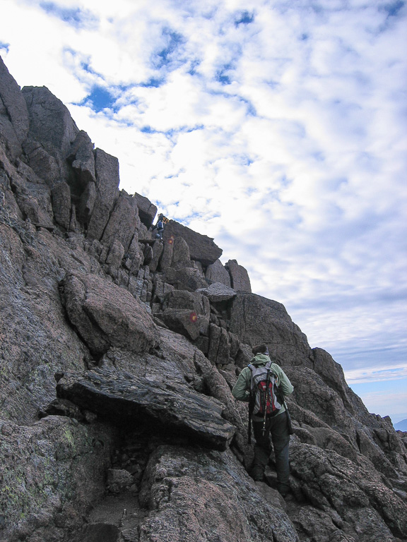 Climbing The Narrows - Longs Peak