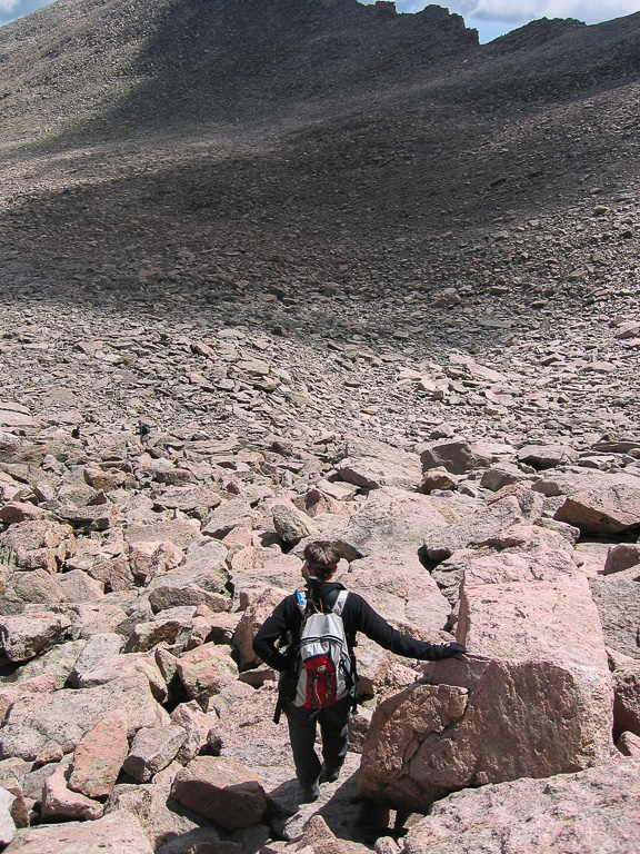 Surveying The Boulder Field - Longs Peak