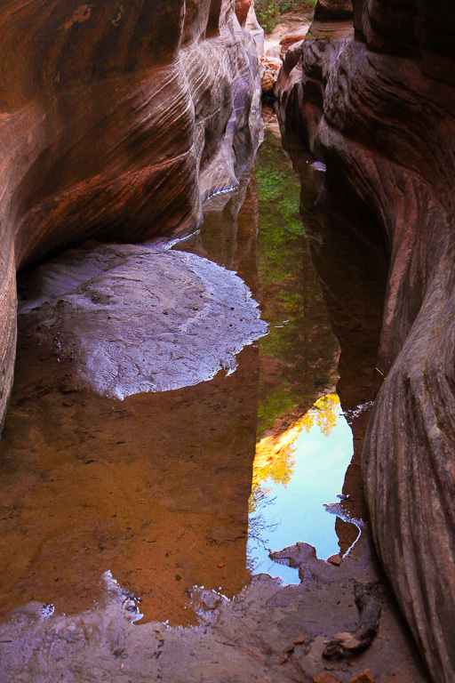 Slot canyon within Echo Canyon - Observation Point