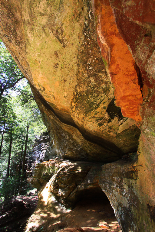 Sandstone formations along the Exit Trail - Old Man's Cave 2010