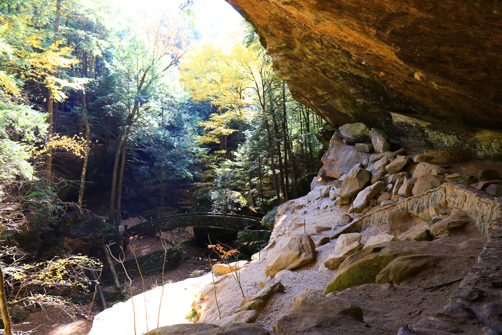 View from recess cave - Old Man's Cave 2016
