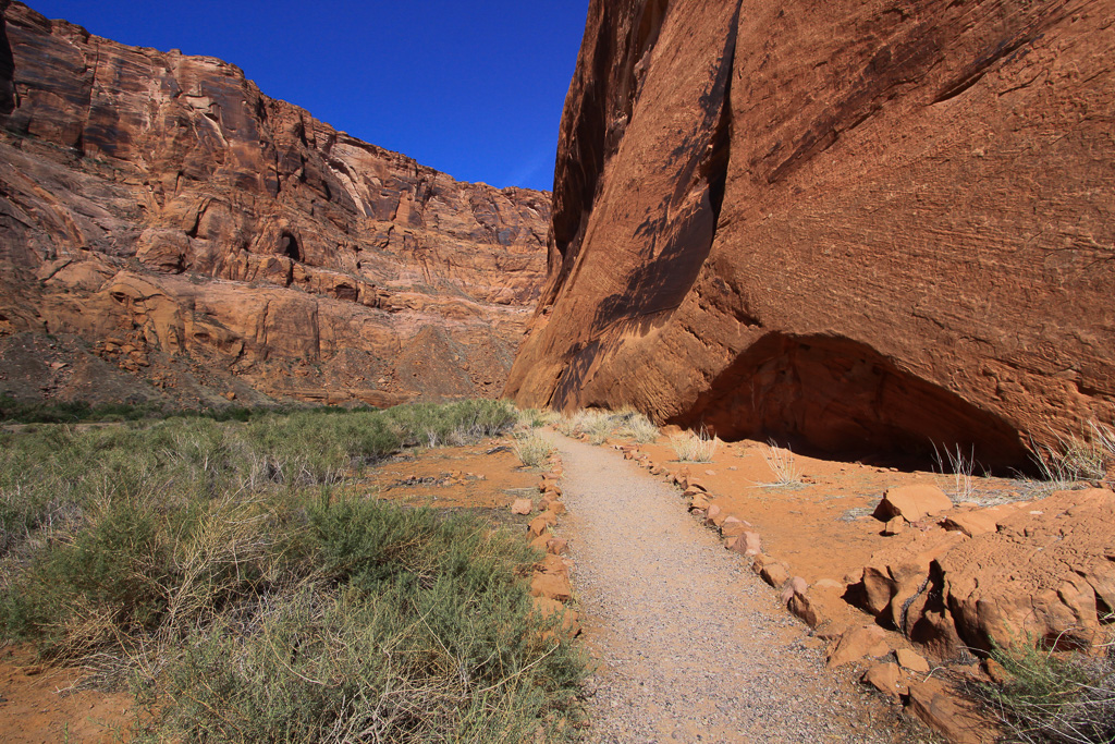 Trail to the petroglyphs - Glen Canyon NRA