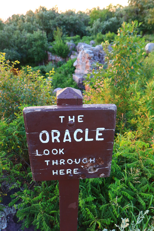 The Oracle and sign - Circle Trail