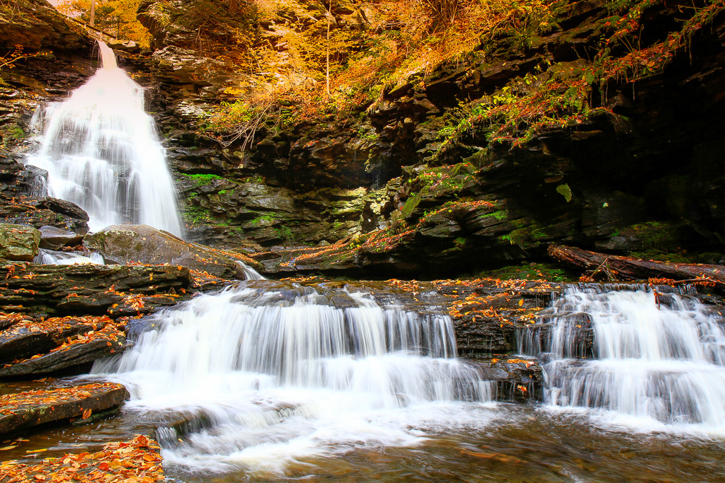 Ozone Falls and Cascades - Ricketts Glen State Park