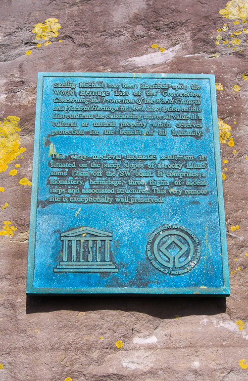 Information plaque - Skellig Michael
