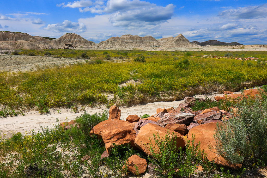 Distant badlands - Toadstool Geologic Interpretive Trail