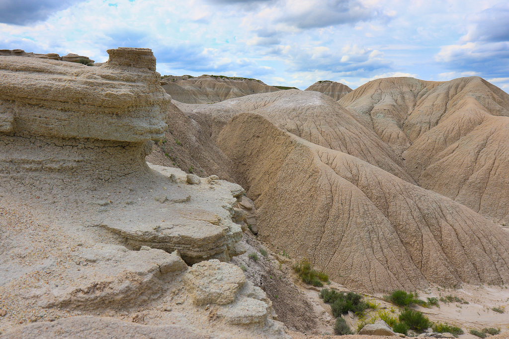 Badland landscape - Toadstool Geologic Interpretive Trail