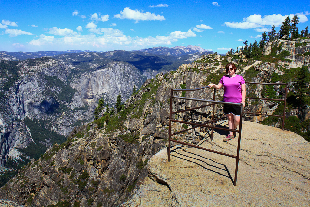 LA taking in the views - Taft Point